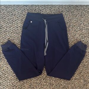 Figs Zamora HIGH WAISTED Navy Scrub Pants in Small/Tall